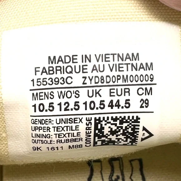 Converse Chuck Taylor All Star HI Unisex Shoes Fuchsia Glow/ Menta/ White - Picture 13 of 13